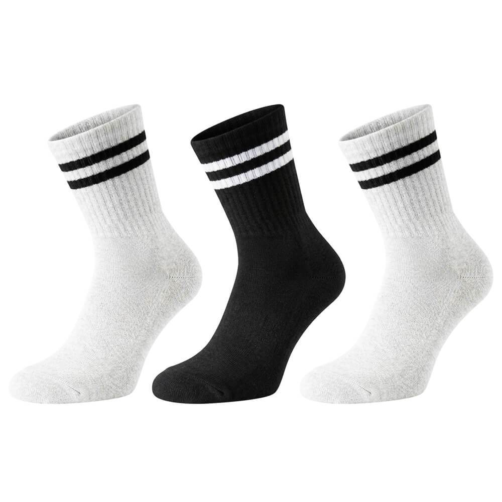 Kit com 3 pares de Meias Em algodão esportiva cano alto em algodão 3110 em Oferta na Shopee