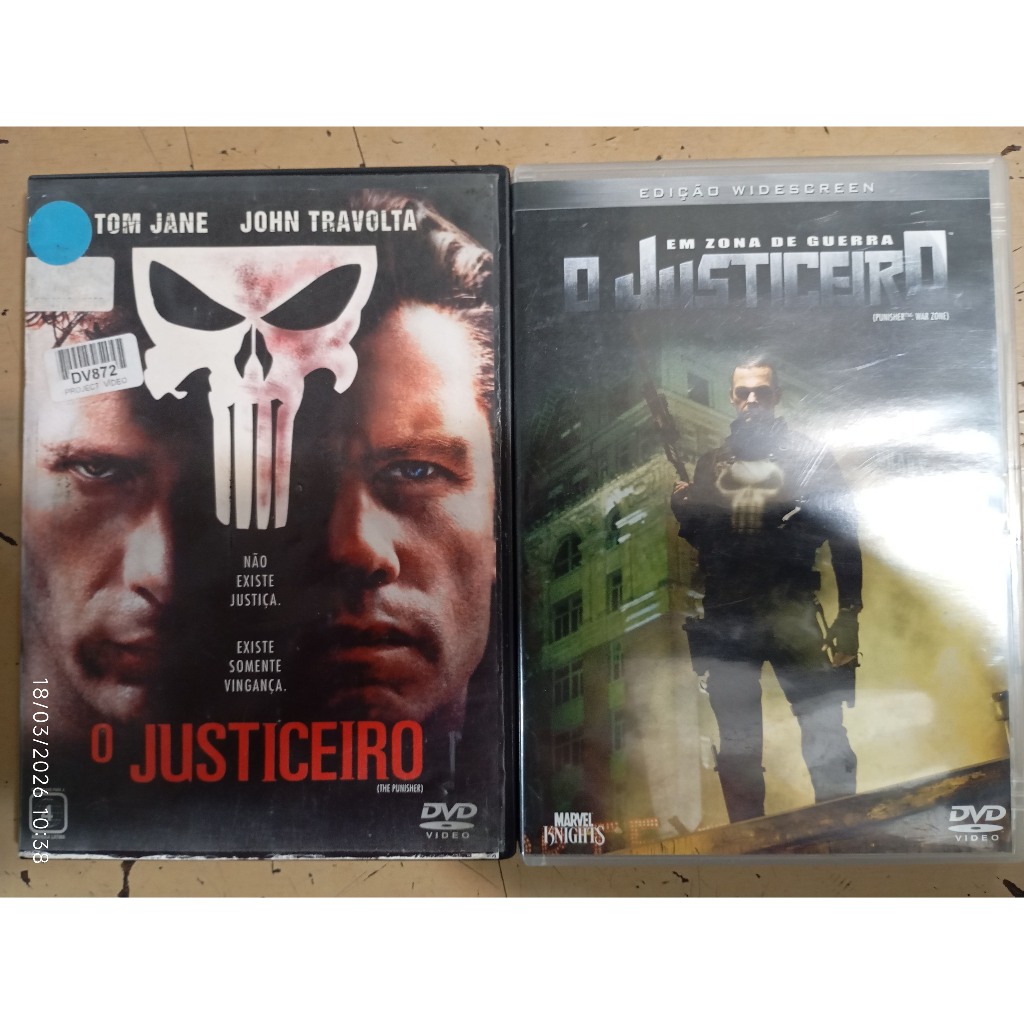 Dvd Coleção O justiceiro (Punisher)