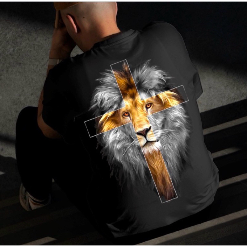 camiseta estampada tecido 100 algodão estampa religiosa nas na costa e na frente cores vibrantes que não desbotam