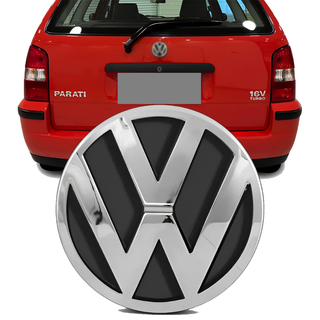Emblema Volkswagen Parati G2 Bola 1997 a 1999 Logo Cromado Porta Malas