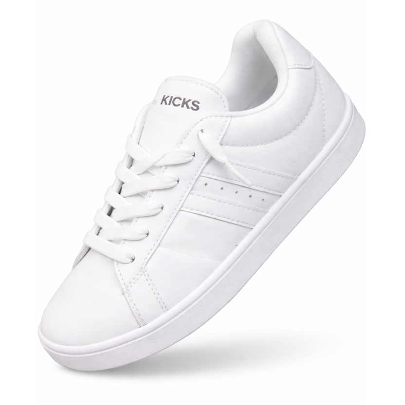 Tênis Masculino Branco Casual Confortável Estilo Urbano Dia a Dia