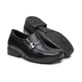 Sapato Infantil Masculino Social Premium Leve Flexível Confortável Estilo Casual