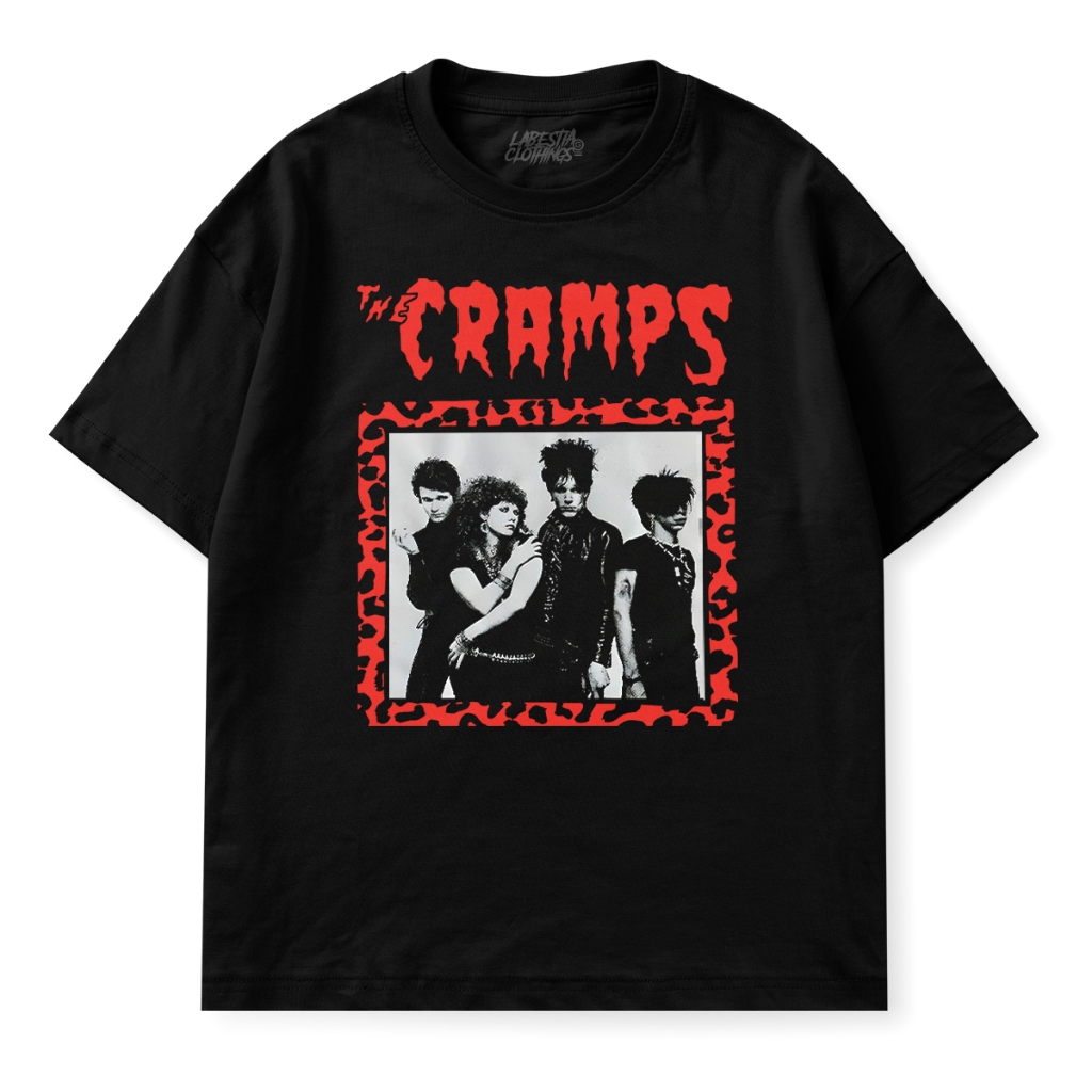 Camiseta Banda The Cramps Estilo Punk Anos 70 Vintage Retro Underground Vários Tamanhos