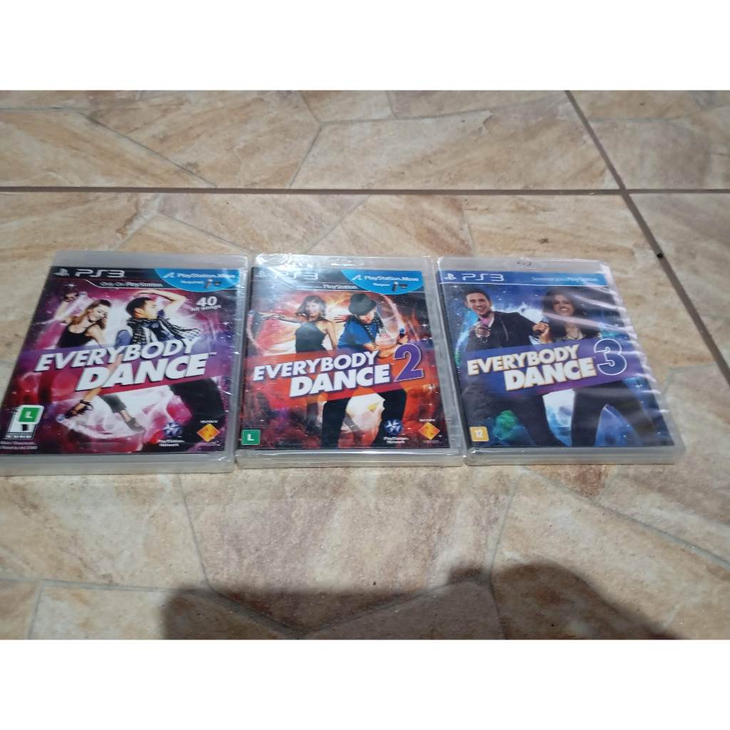 Trilogia everybody os 3 lacrados originais PS3 ( ps move )