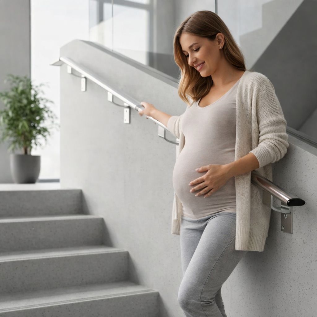 Corrimão Chato 2 Metros Em Alumínio Polido Escada Parede