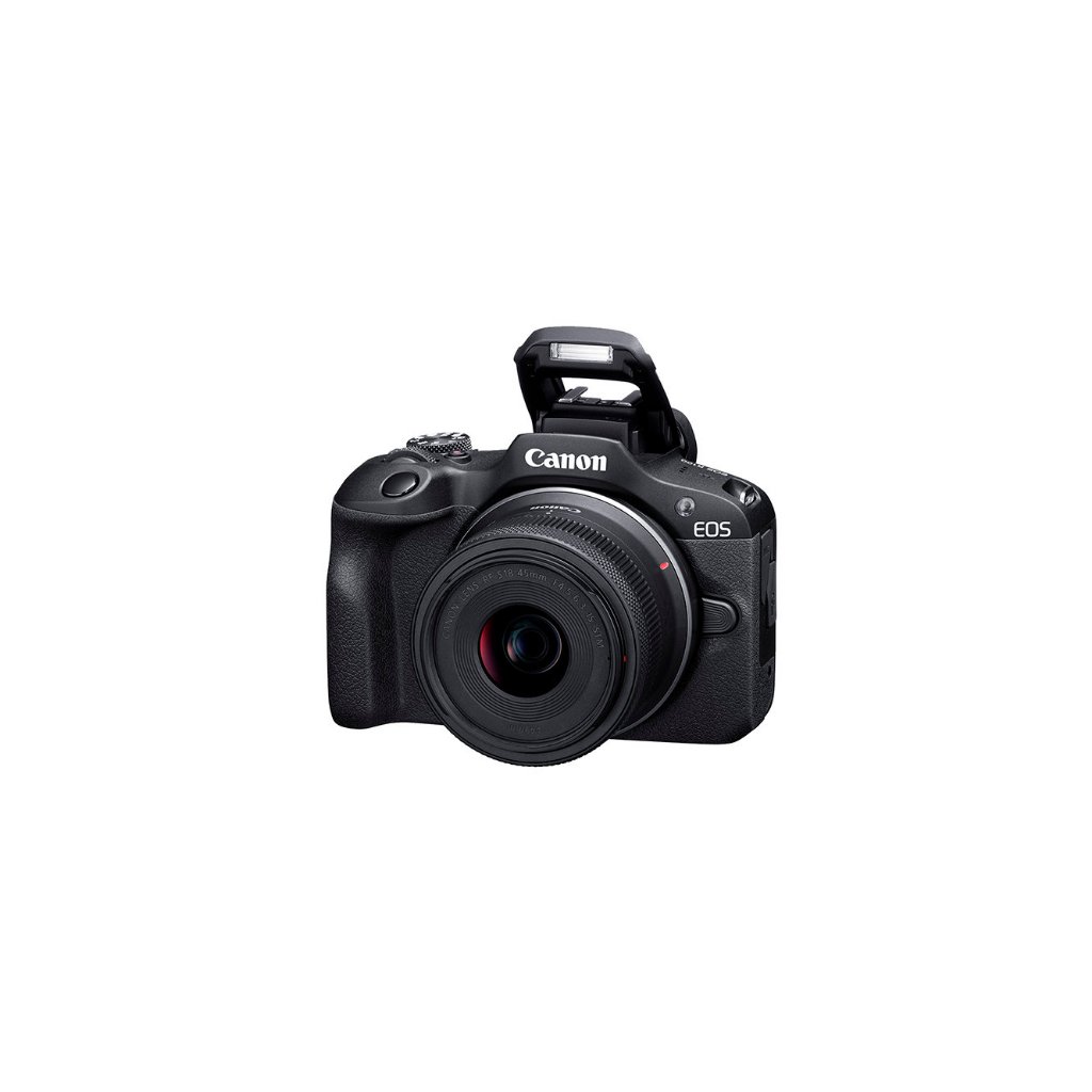 Camera Fotografica Digital Canon Eos R100 Mirrorless 4K Com Lente Rf-S 18-45Mm Is Stm
