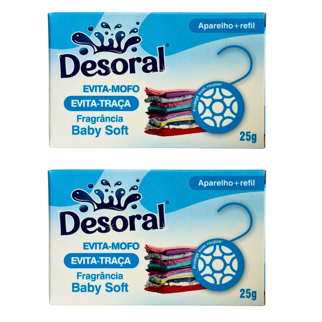 2UN Anti-mofo Anti-traça 25g Com Aparelho - Desoral