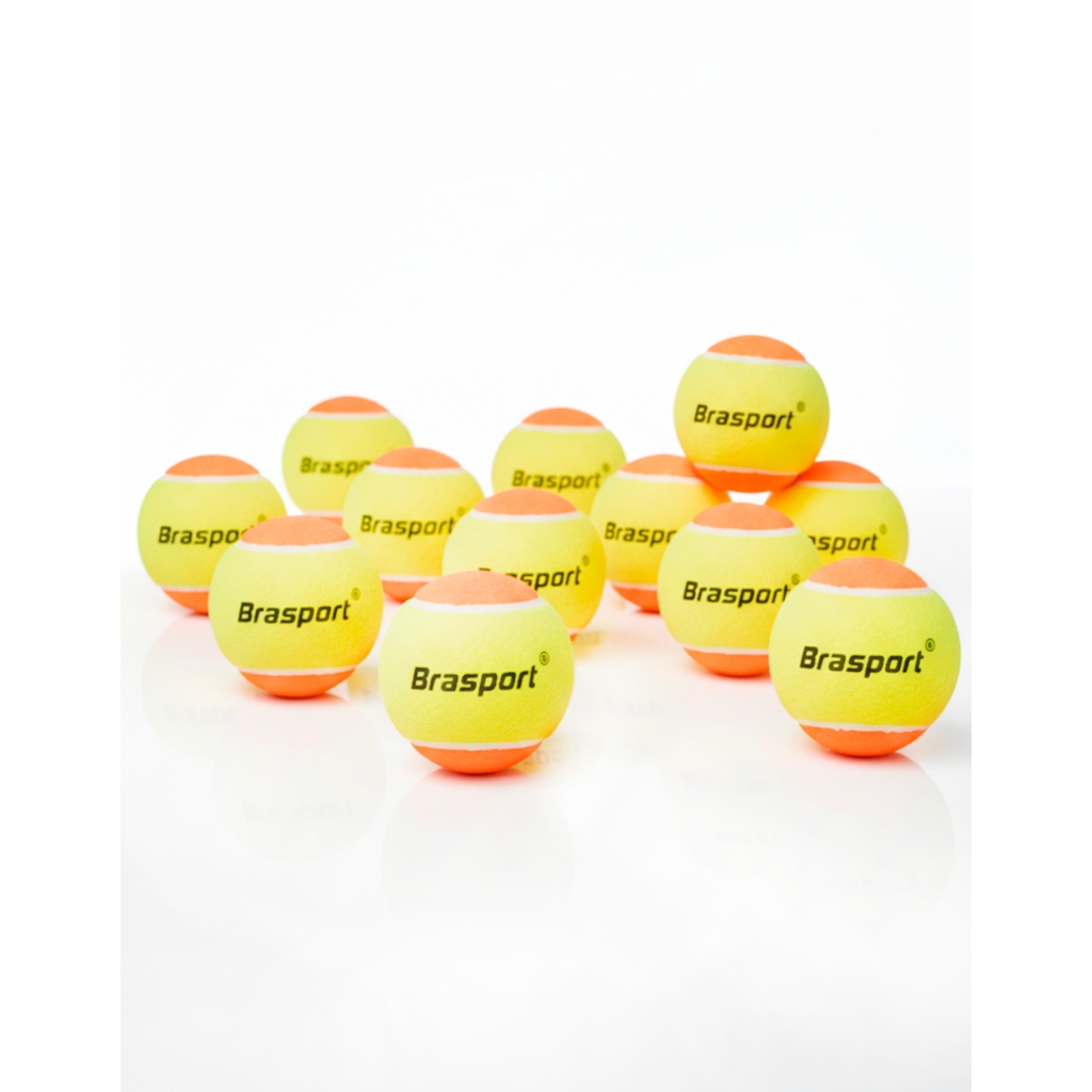 Kit Bolas Beach Tennis Tenis de Praia Treino Esporte Bola de Tenis Profissional