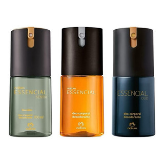 Essencial Natura Deo corporal masculino 100ml ou kit