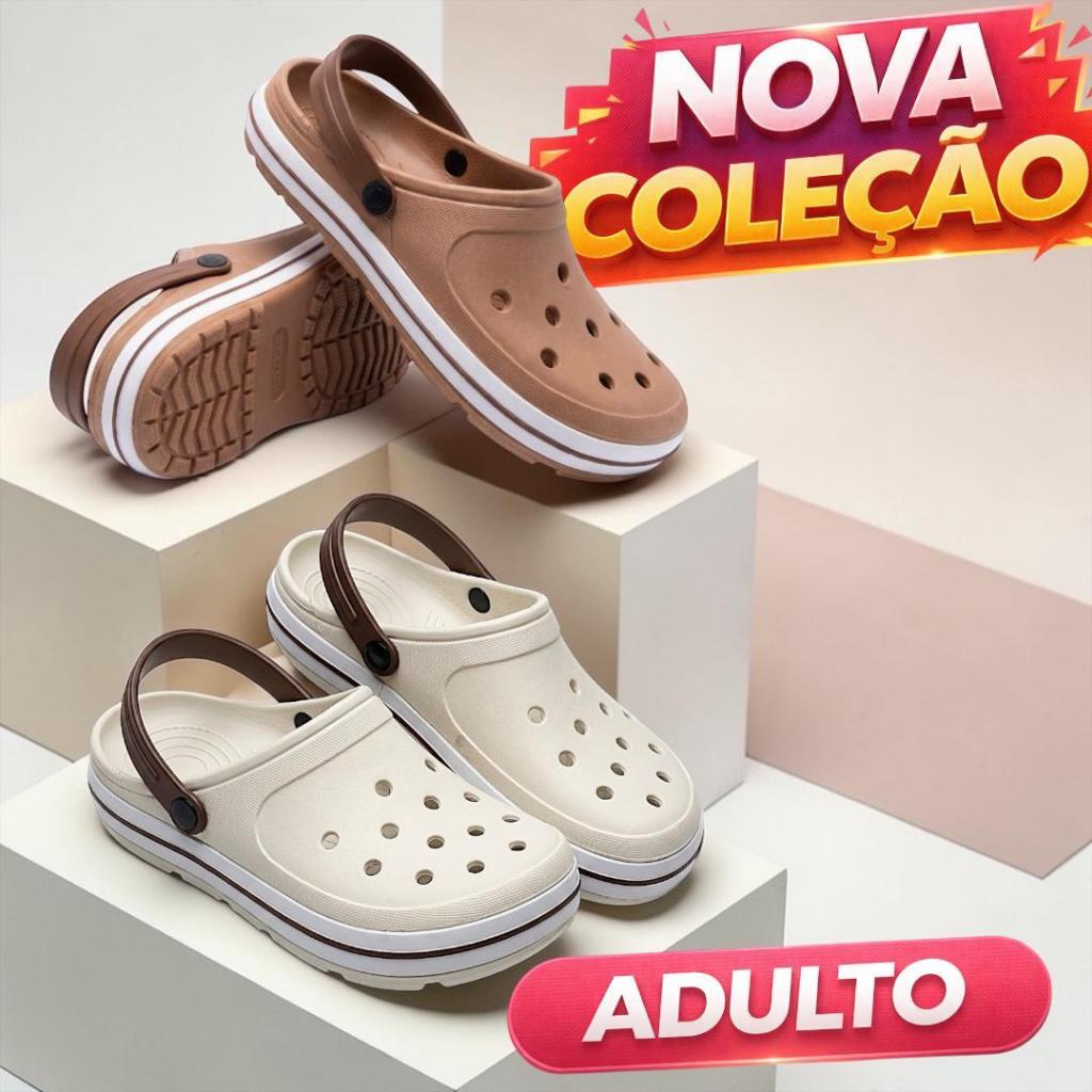 Babuche Adulto Unisex Liso e Personalizado Antiderrapante Leve Confortavel