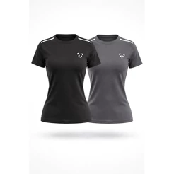 kit com duas camisetas feminina dry fit com proteção uv para academia/corrida/treino (COD02)
