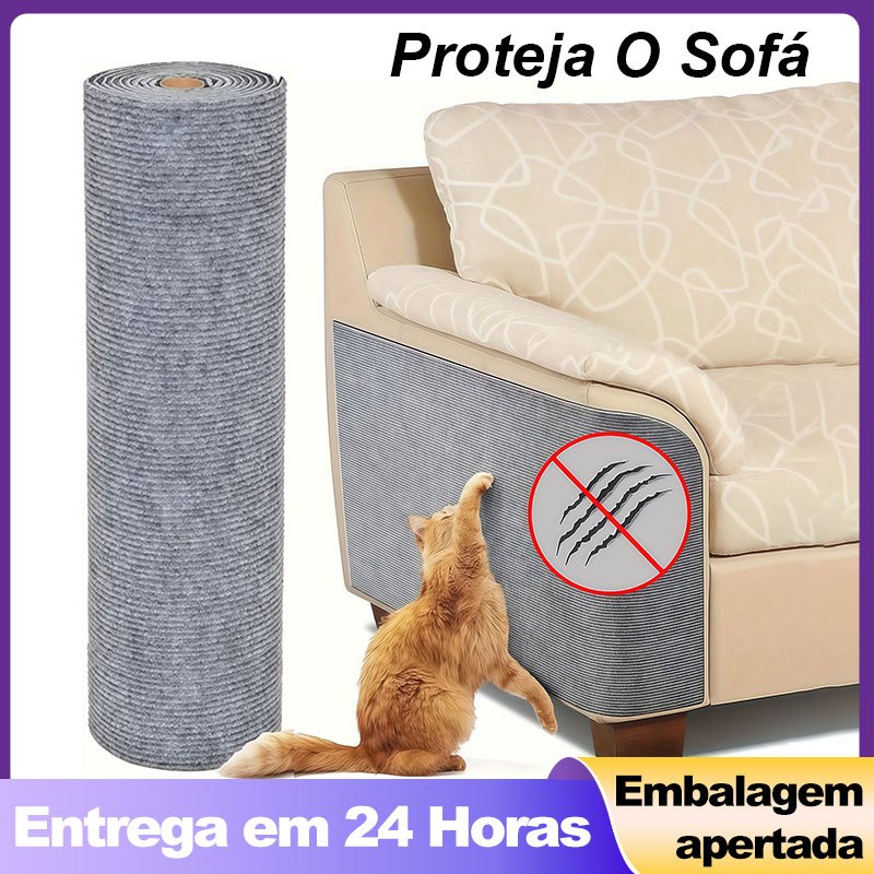 Protetor de Sofá e Cama Box Anti-Arranhão para Gatos - Carpete Adesivado Premium e Fácil Instalação em Oferta na Shopee