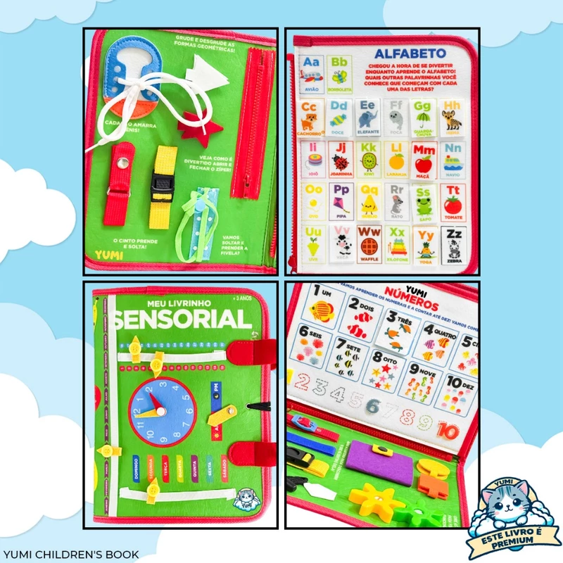 Livro Infantil Sensorial Montessori para Bebês e Crianças — foto 8