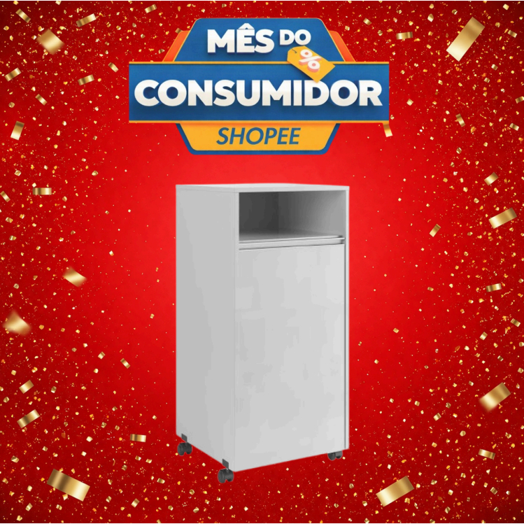 Armário Para Botijão De Gás Com Porta E Rodízios Esconde Botijão Ivy em Oferta na Shopee