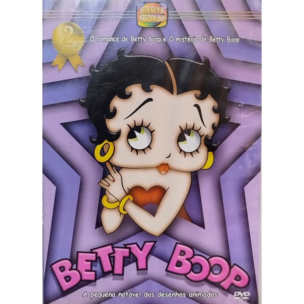 Dvd Betty Boop 2 Histórias Planeta Colorido Otimo Estado