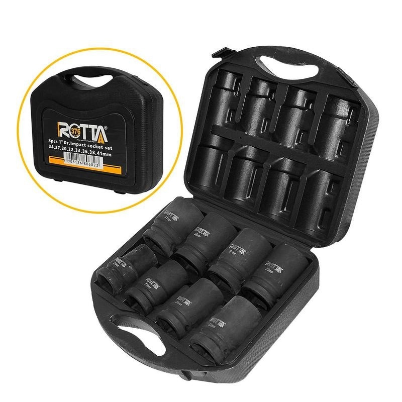 Jogo Soquete De Impacto 1 Pol 8pcs 24 A 41mm Profissional em Oferta na Shopee