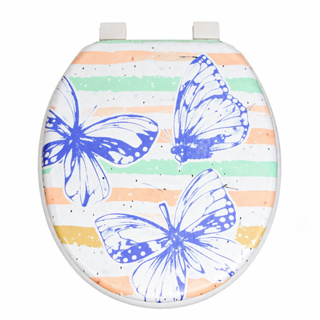 Assento Sanitário Estampado Decorado Almofadado Universal em Oferta na Shopee