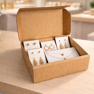 Kit 25 Caixas de Papelão 14x10x4 cm | Caixa para Envio | Embalagem para E-commerce em Oferta na Shopee