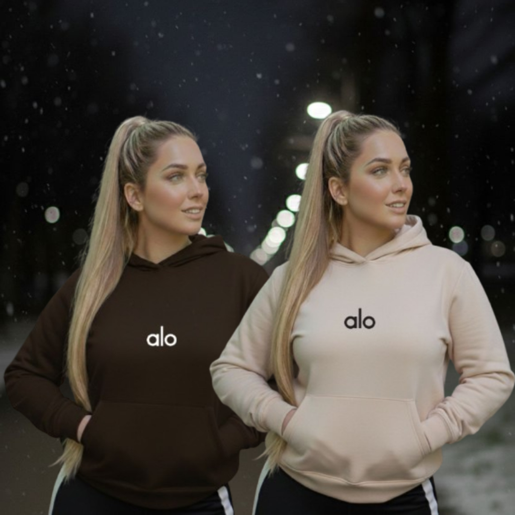 Kit 2 Blusa de Frio Moletom Canguru Feminino Casaco Estampado Envio Imediato