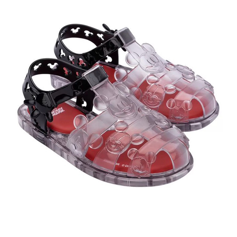 Mini Melissa Magic + Mickey Mouse Baby - Preto/Vidro