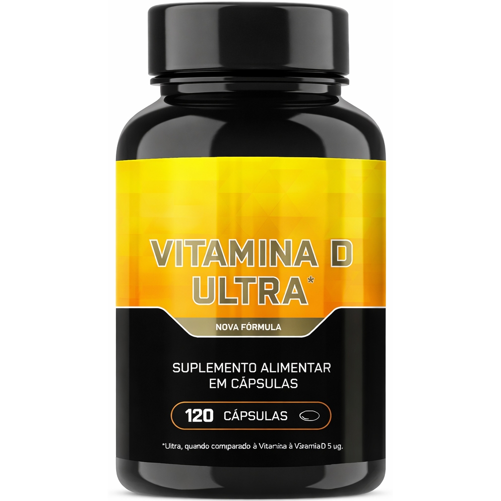 Vitamina D Ultra 2000UI - 120 Cápsulas - Produto Original (Suplemento Alimentar Uso Diário)
