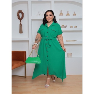 Chamise Midi Modelo de Bico Plus Size em Oferta na Shopee