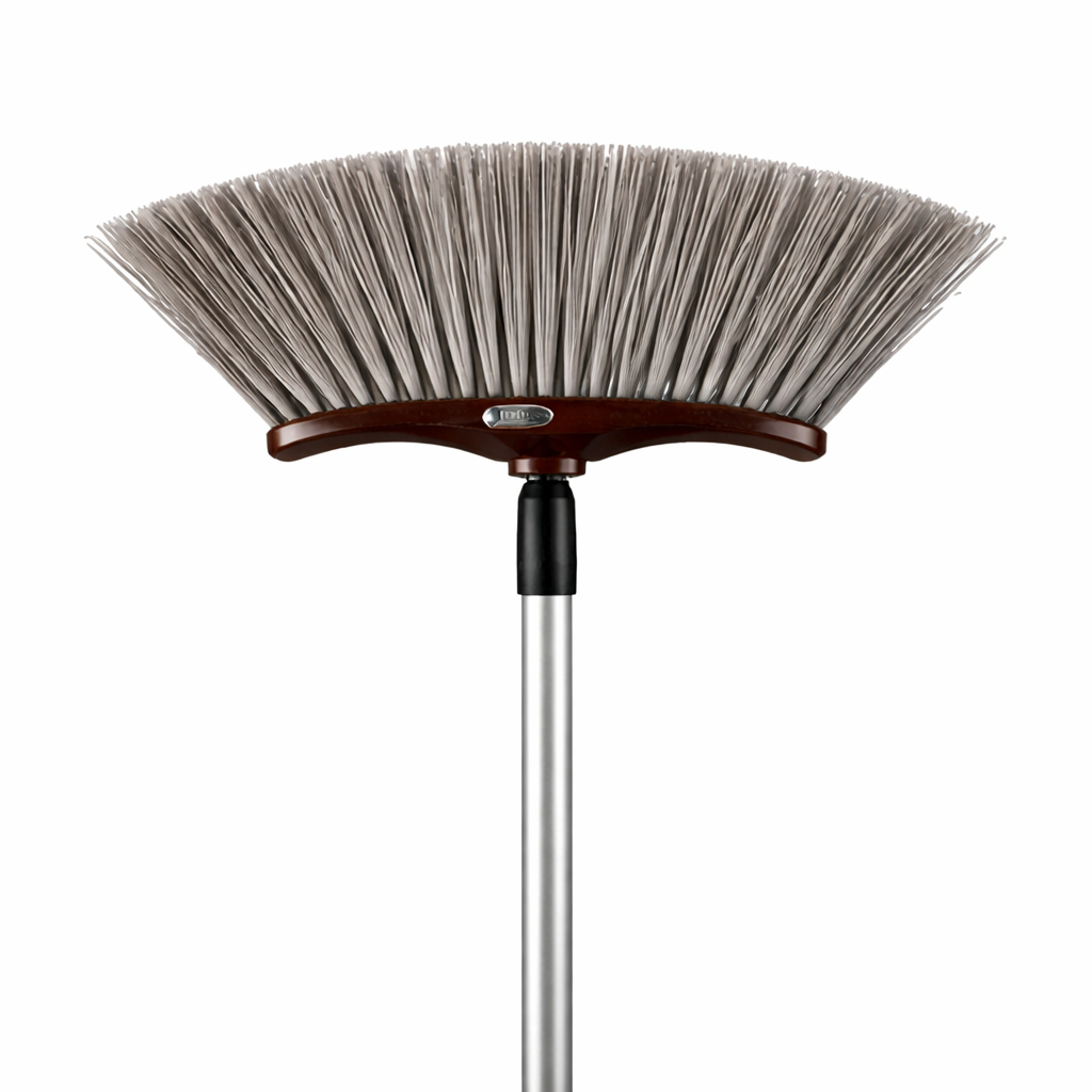 Vassoura Italiana Com Cabo Reforçado Limpeza Multiuso Ideal para Piso e Porcelanatos Uso Doméstico