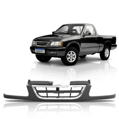 Grade Radiador Chevrolet S10 1995 1996 1997 1998 Moldura Cromada