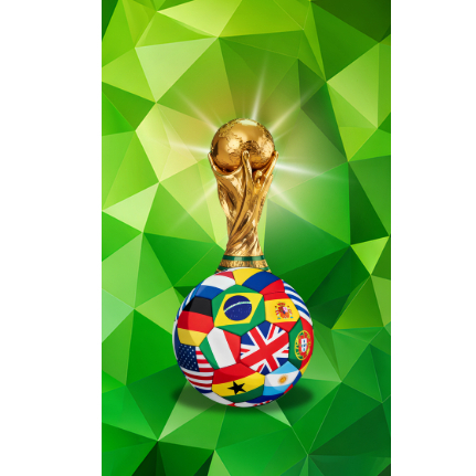 Toalha de Banho COPA DO MUNDO Praia e Piscina Estampada 70x140cm Secagem Rápida e Alta Absorção