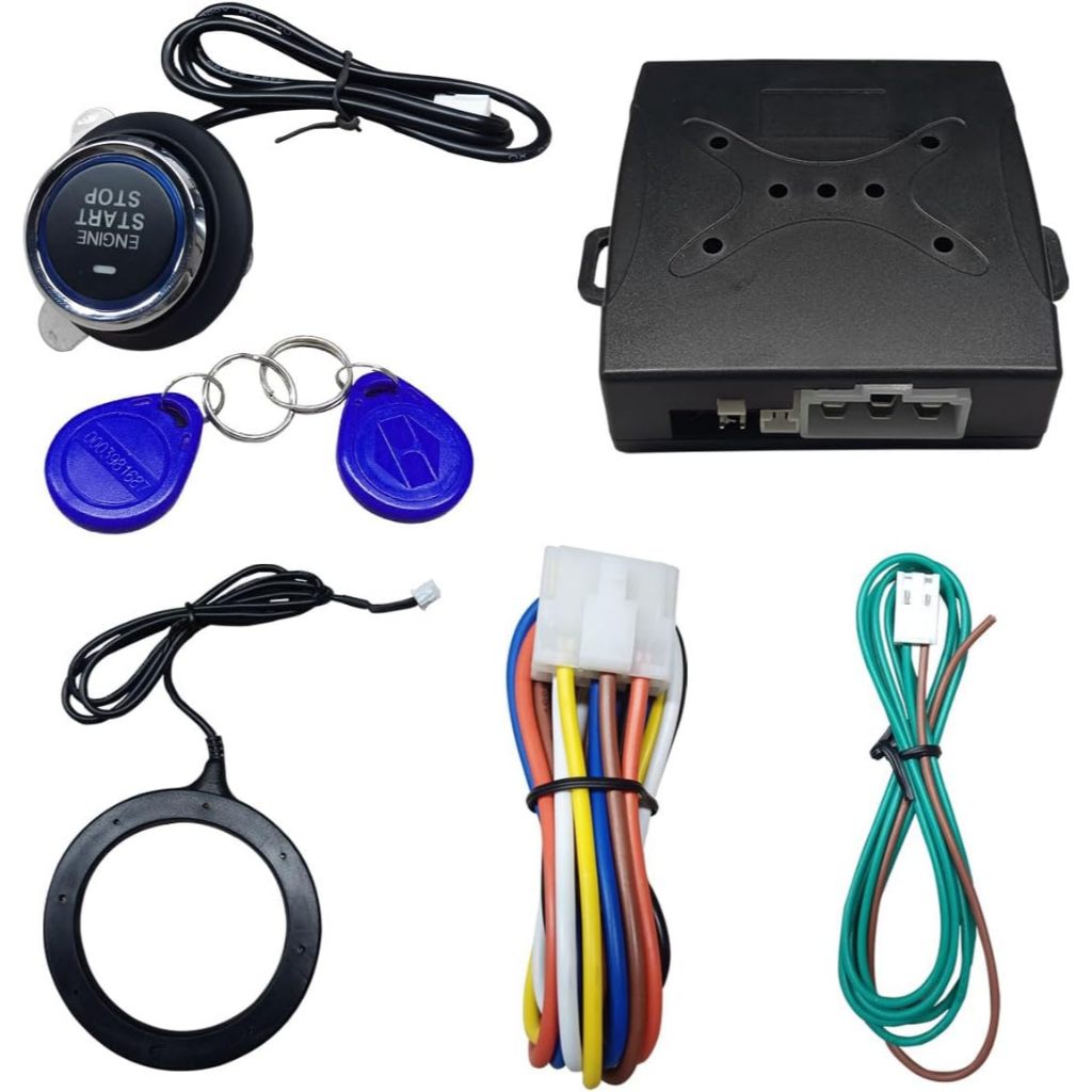 KIT BOTÃO START STOP CARRO IGNIÇÃO COM SISTEMA RFDI SENSOR PARA DESTRAVAR A PARTIDA em Oferta na Shopee