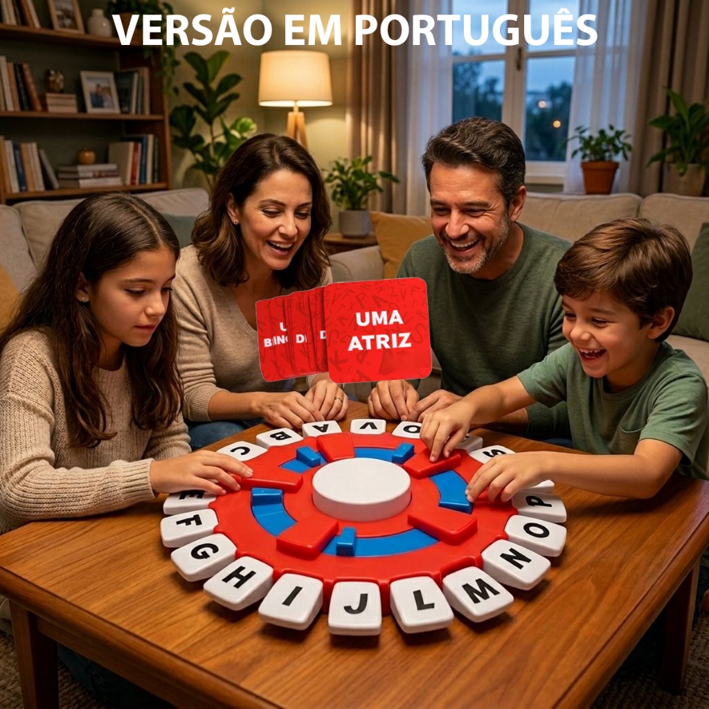 Brinquedo Interativo Stop Tabuleiro De Palavras ( Versão Português ) em Oferta na Shopee