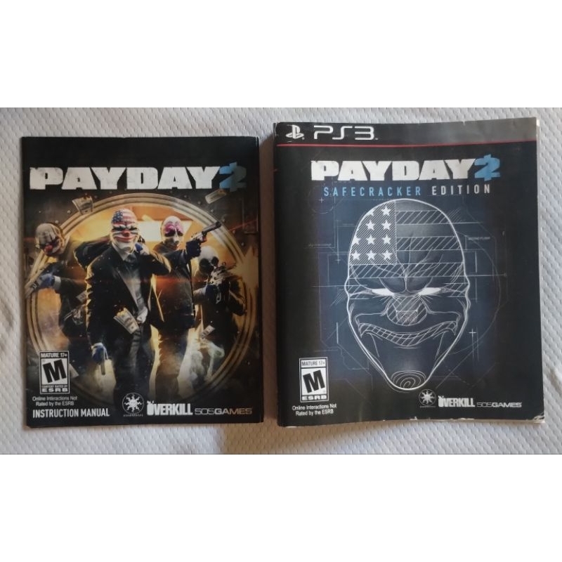 MANUAL ENCARTE PAYDAY 2