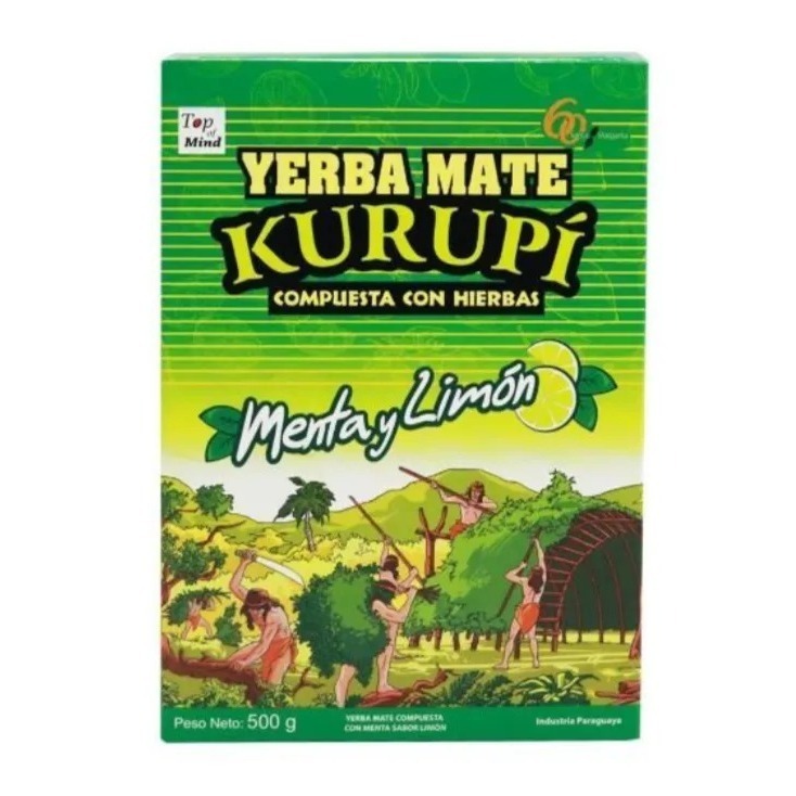 Erva Mate Tererê  Kurupi Menta e Limão 500g