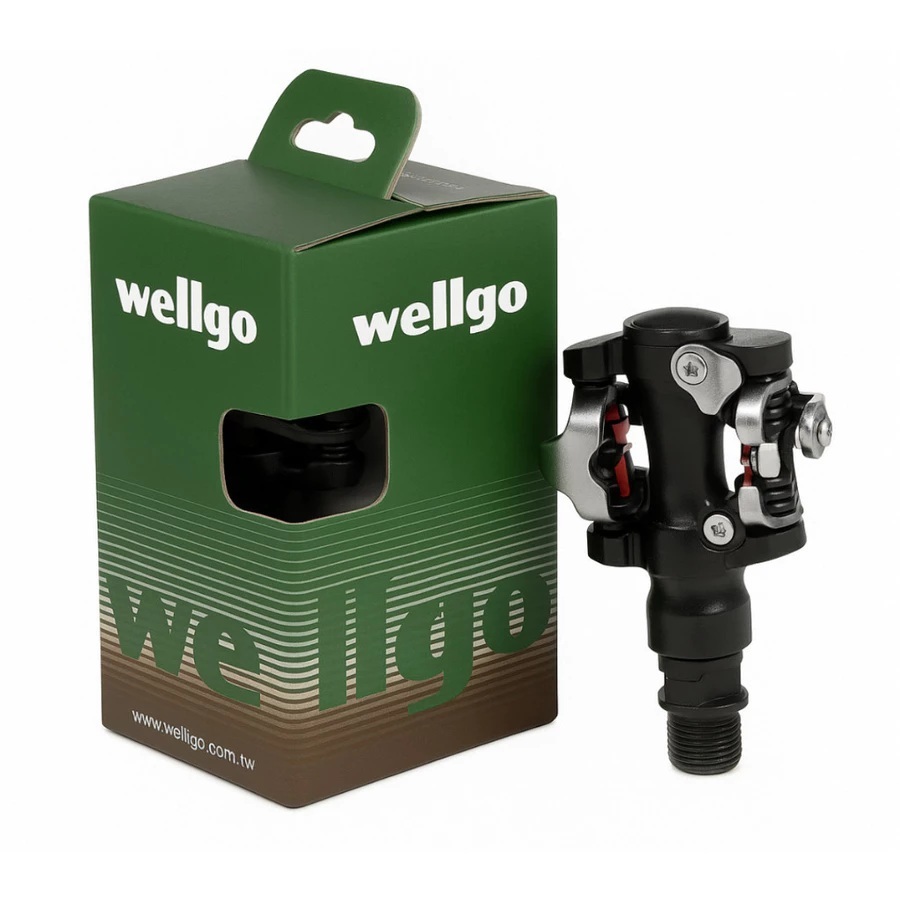 Pedal Encaixe Alumínio Clip Wellgo Mtb Wpd-823 Pto 9/16/ C Tacos
