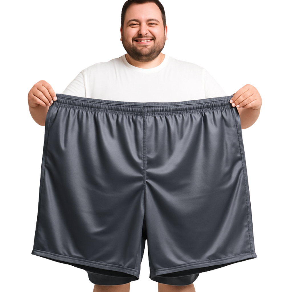 Bermuda Masculina Plus Size Kit 3 Peças Estilo Conforto Esporte