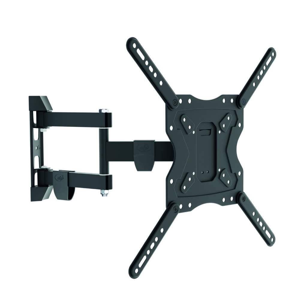 Suporte Articulado ELG, FULL40_PRO, p/ TV 26" a 65",  Inclinação, Ajuste de Nível, Até 30kg, Preto
