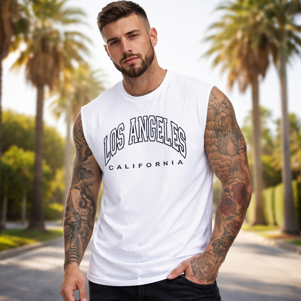 Regata Oversized Masculina Camiseta StreetWear Academia Sport Cores Novas Lançamento