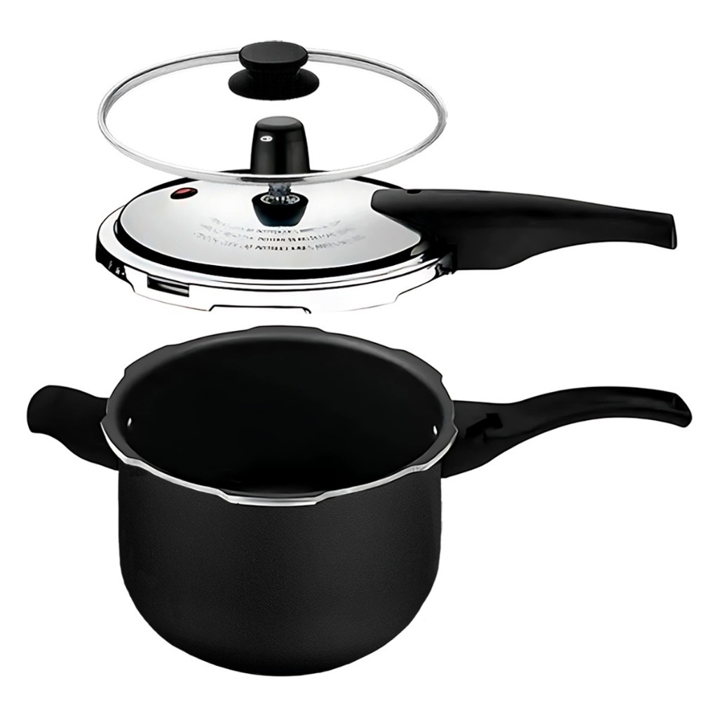 Panela de Pressão 2 em 1 Tramontina Vancouver Grafite em Alumínio Antiaderente 4,5 Litros em Oferta na Shopee