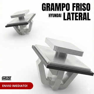 Kit 20 Presilhas Grampo Friso Lateral Moldura Paralama Santa Fé Tucson Ix35 em Oferta na Shopee