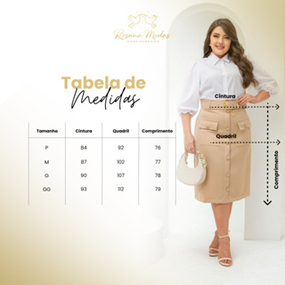 Saia Midi Feminina Alfaiataria Elegante Com Cinto E Bolsos Moda Evangélica REF 0037 em Oferta na Shopee