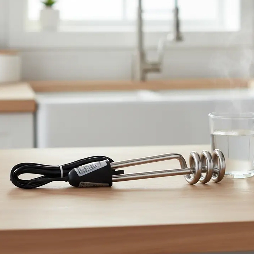 Ebulidor Elétrico 127V / 220V 500W - 220V 1000W Ferve Água Aquecedor Rabo Quente Rápido Portátil