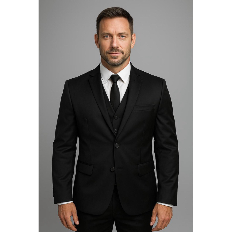 TERNO SOCIAL ITALIANO SLIM OXFORD MASCULINO COMPLETO CALÇA + BLAZER - PROMOÇÃO