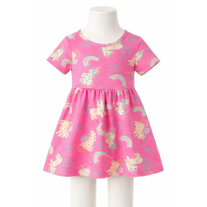Roupa Bebê Menina Malwee Kids Unicornio Cotton 12 a 24 Meses Vestido Infantil Confortável