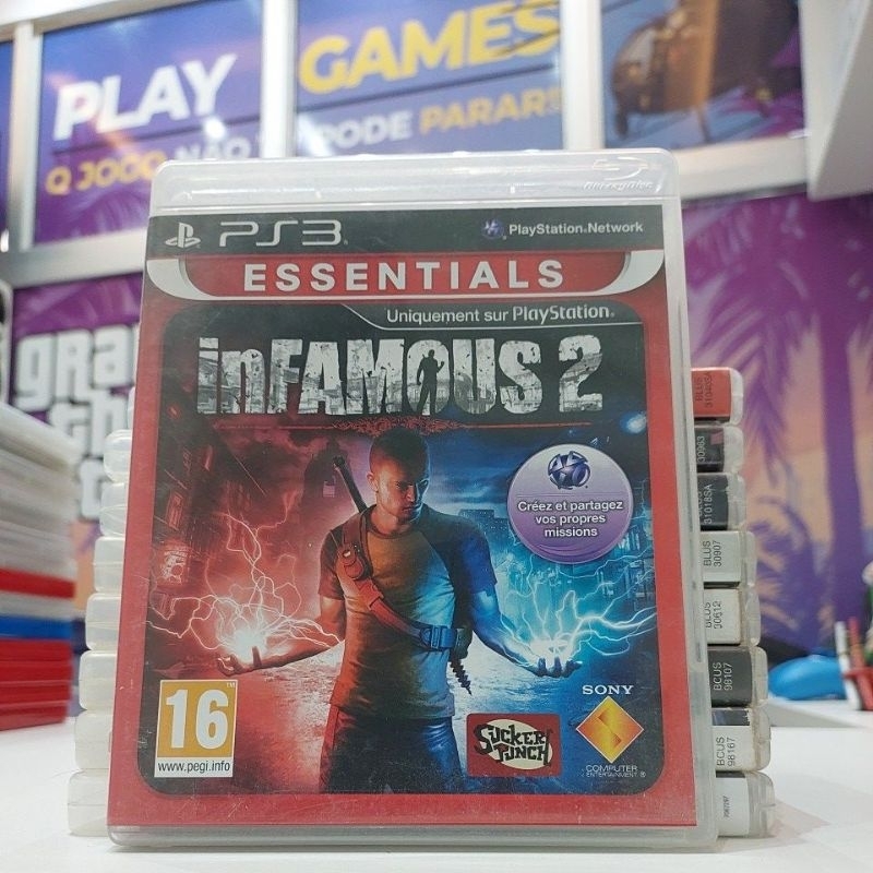 ✅️ JOGO PS3 INFAMOUS 2 MÍDIA FÍSICA ‼️