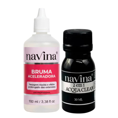 Kit Bruma Navina Aceleradora de Secagem + Higienizador Acqua Clean 2 em 1