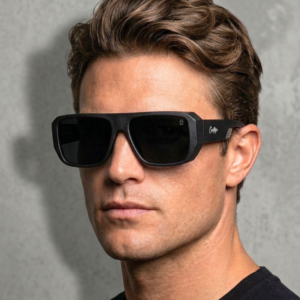 Óculos de Sol Quadrado Luxo Polarizado Grande Masculino e Feminino Premium Com UV400