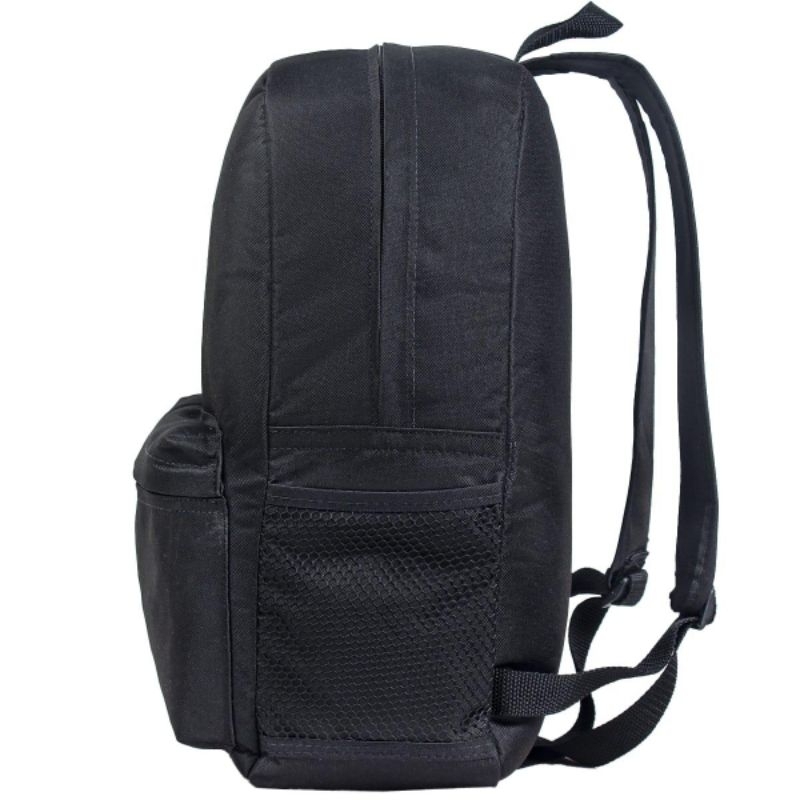 mochila lona preta