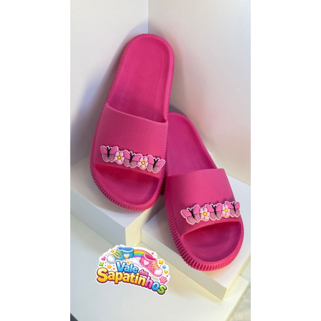 CHINELO NUVEM SLIDE FLAT MENINAS MUITO DELICADO MEGA PROMOÇÃO — imagem 2 de 2