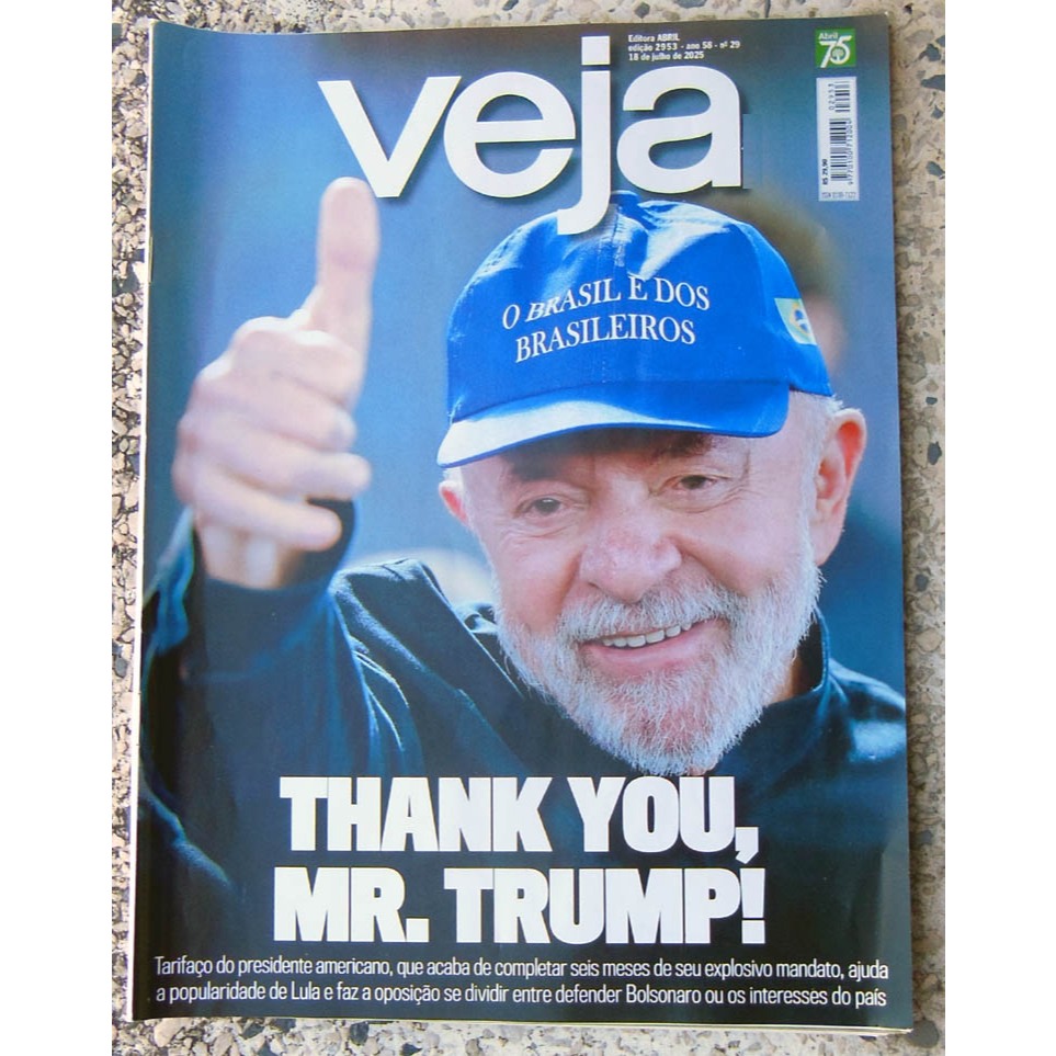 Revista Veja 2953 Lula Raimundos Anitta Kelly Key - 18 Julho 2025 - LER DESCRIÇÃO