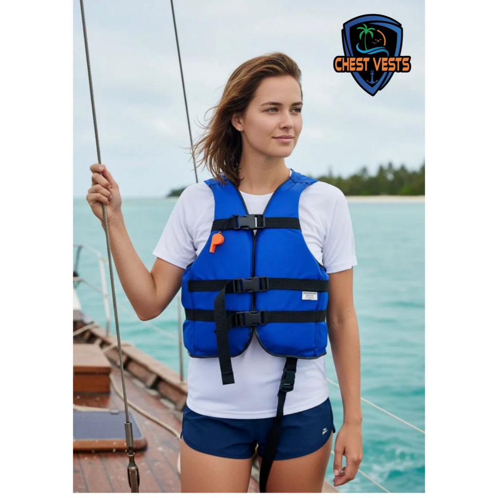 Colete salva vidas adulto da chest vests Eaf 40a130kg Tres cores